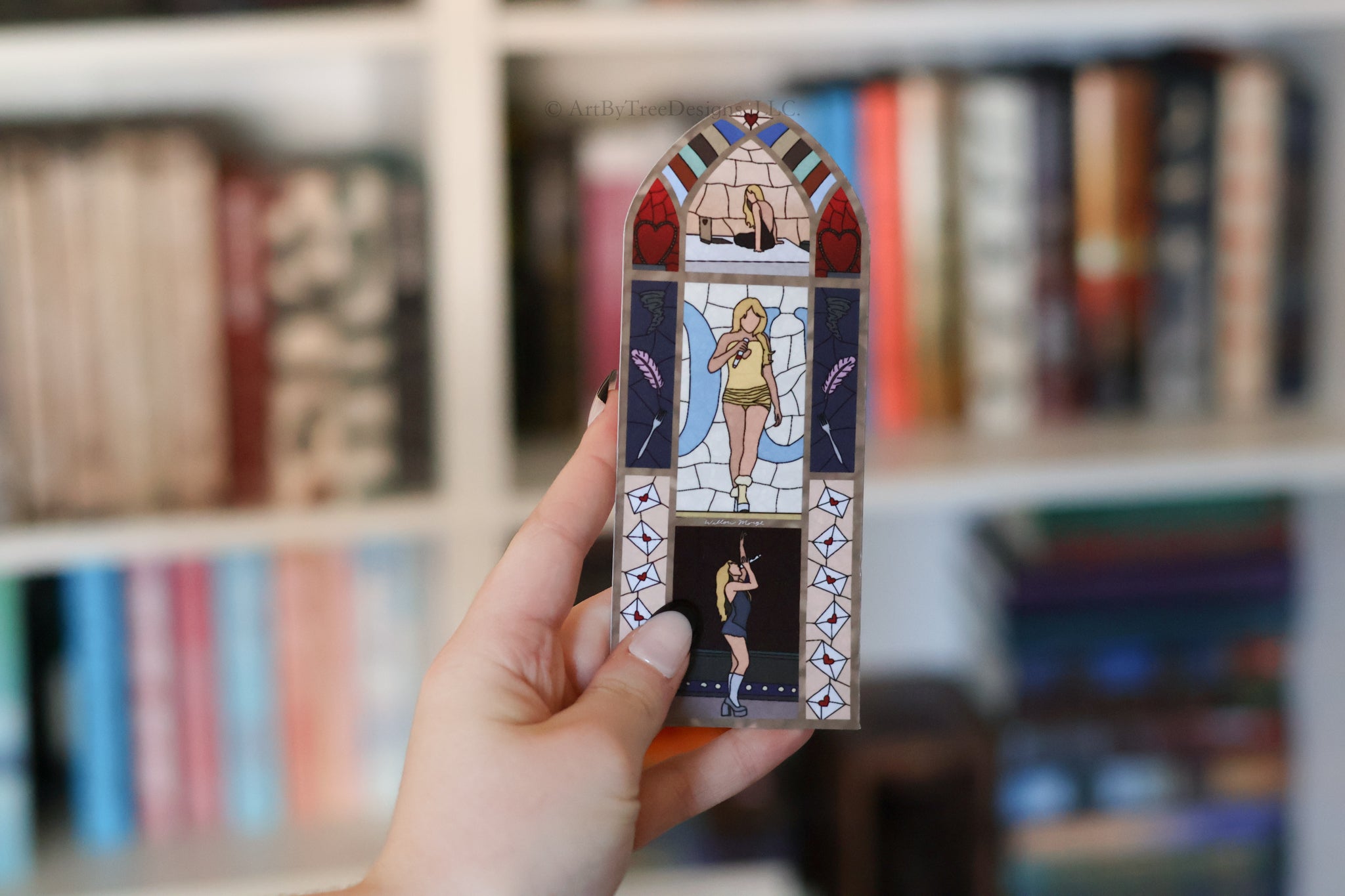 Emails I Can't Send Stained Glass Bookmark