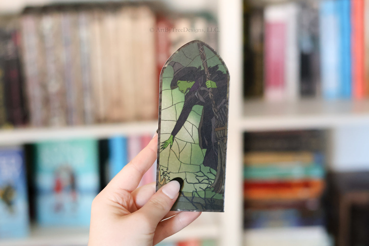Elphaba Stained Glass Bookmark
