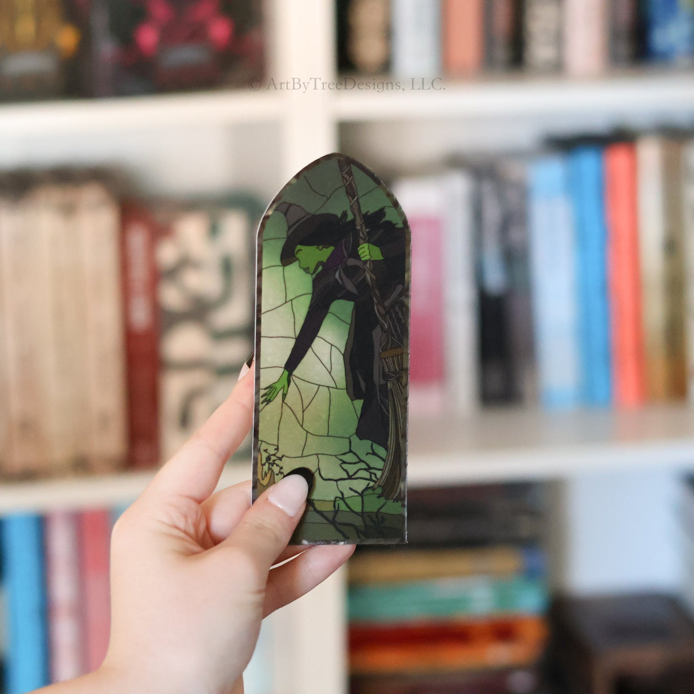 Elphaba Stained Glass Bookmark