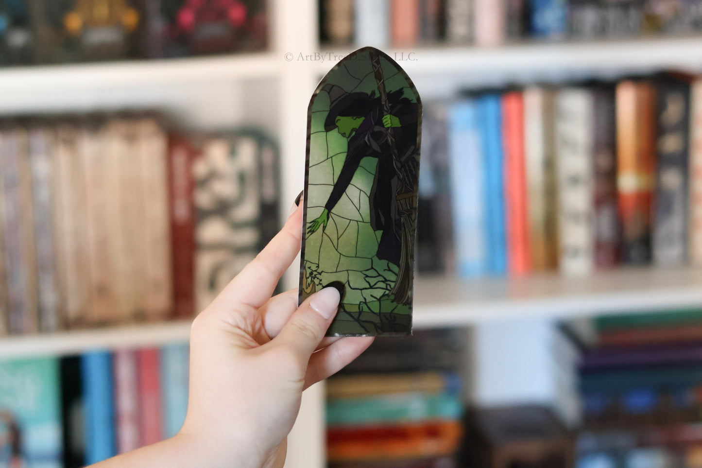 Elphaba Stained Glass Bookmark