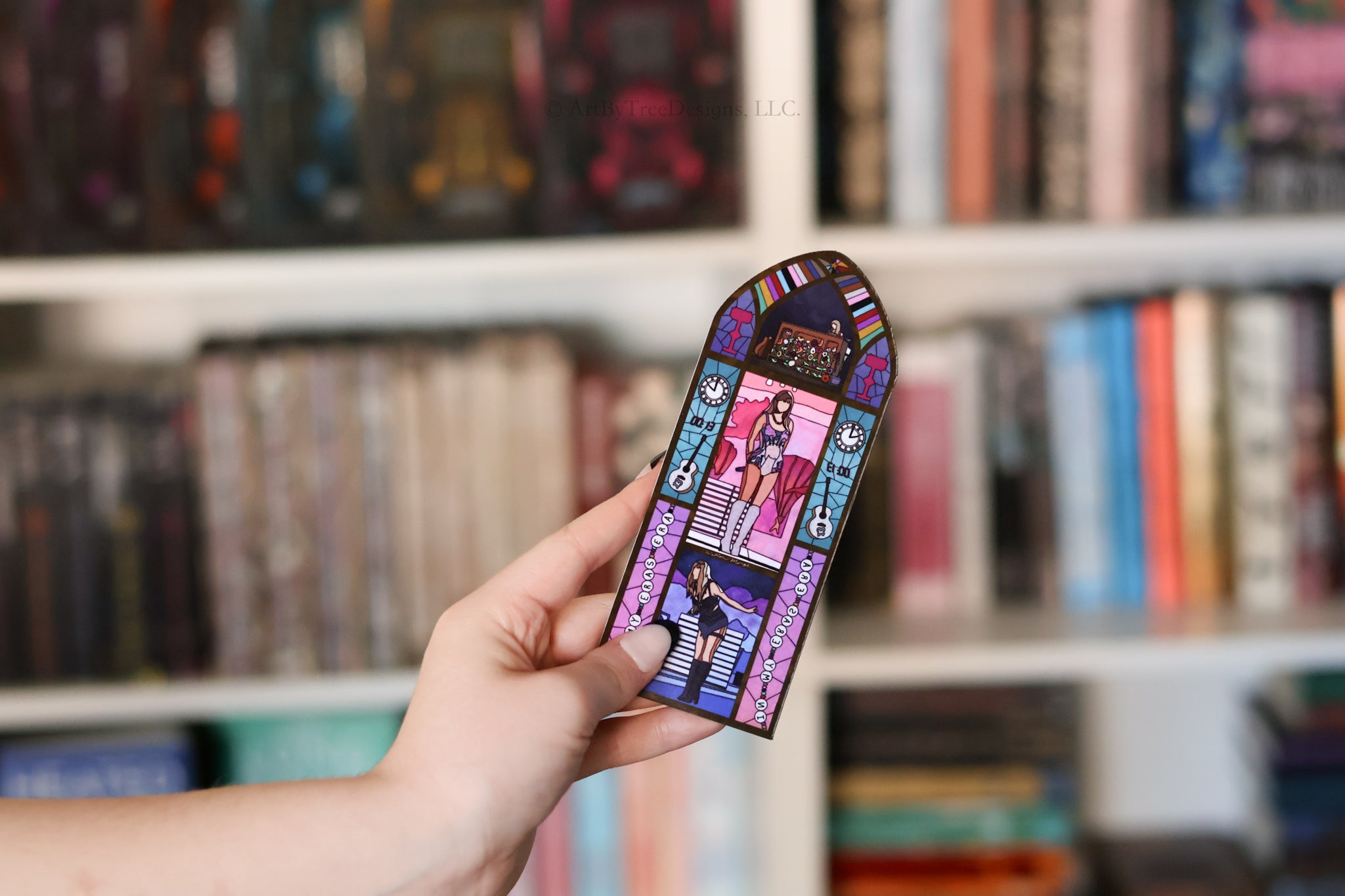 Eras Tour Stained Glass Bookmark