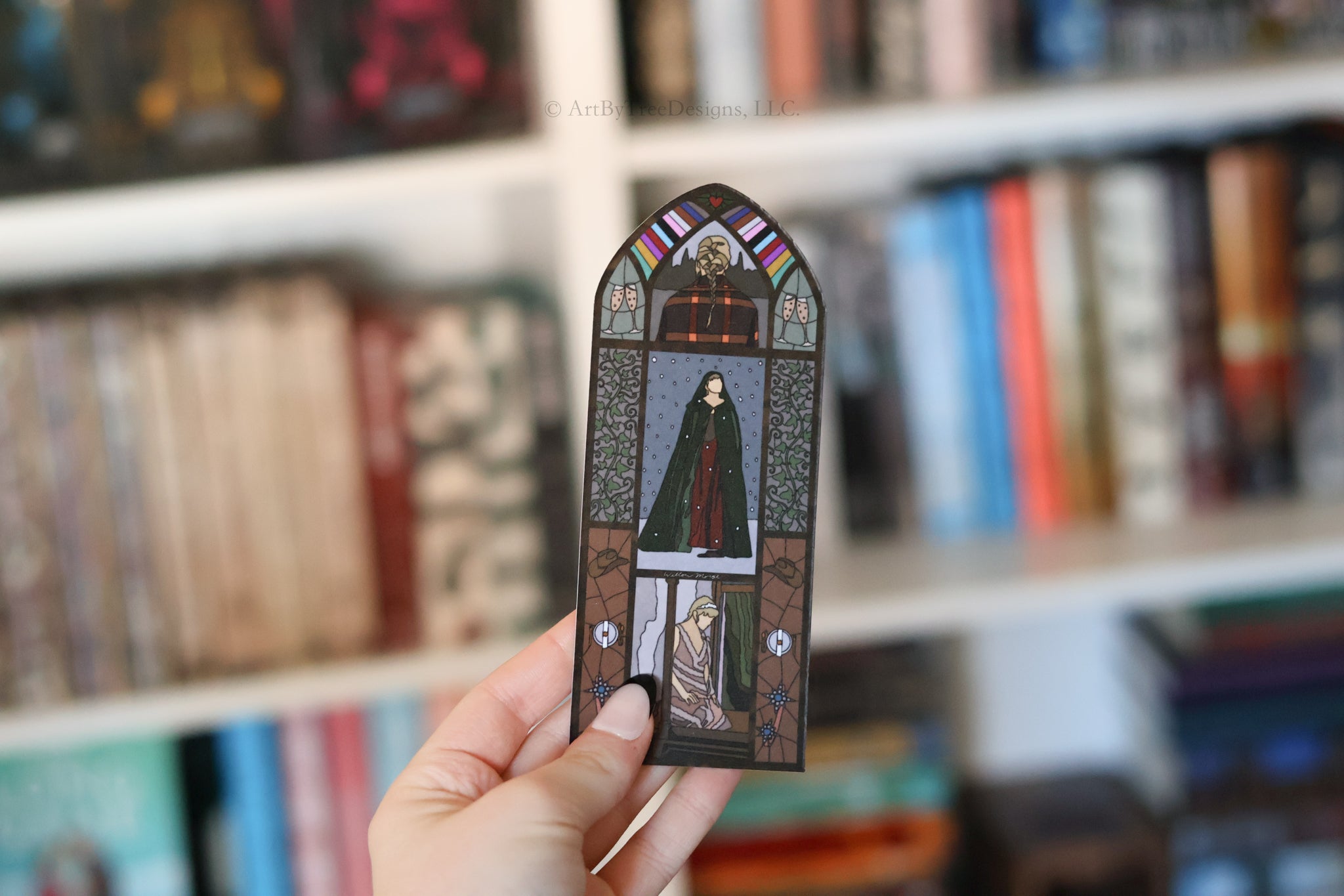 Evermore Stained Glass Bookmark