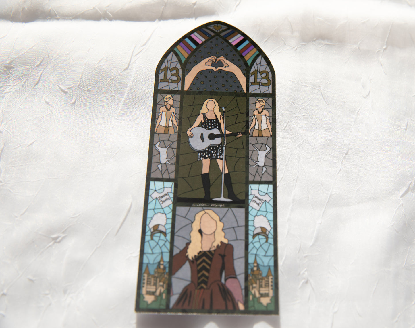 Fearless Stained Glass Bookmark