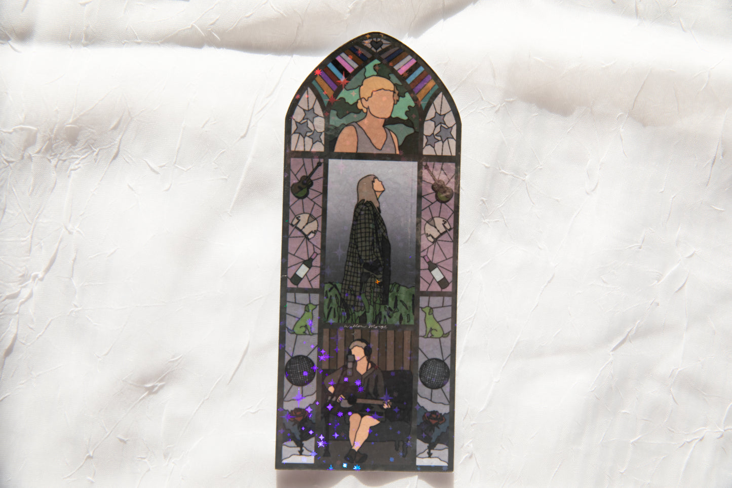 Folklore Stained Glass Bookmark