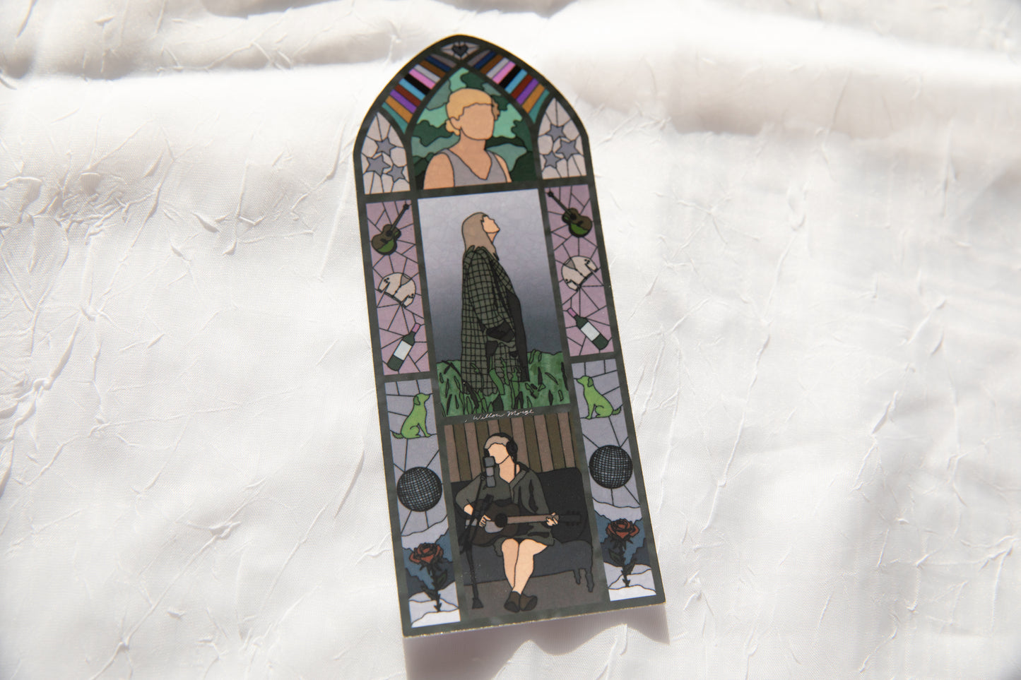 Folklore Stained Glass Bookmark