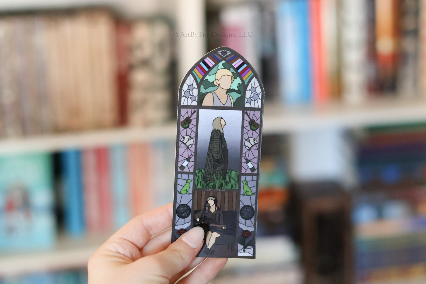 Folklore Stained Glass Bookmark