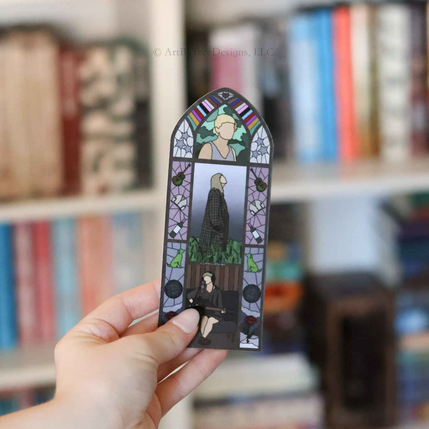 Folklore Stained Glass Bookmark