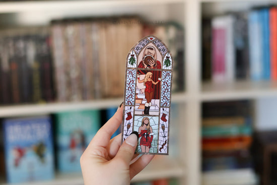 Fruitcake Stained Glass Bookmark
