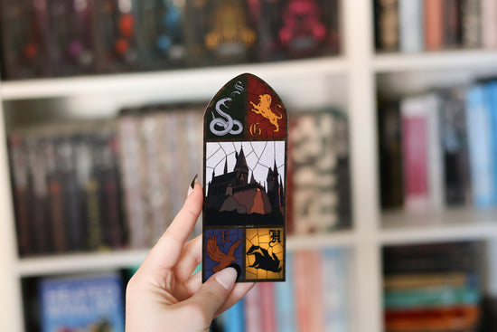 School Of Witchcraft and Wizardry Stained Glass Bookmark