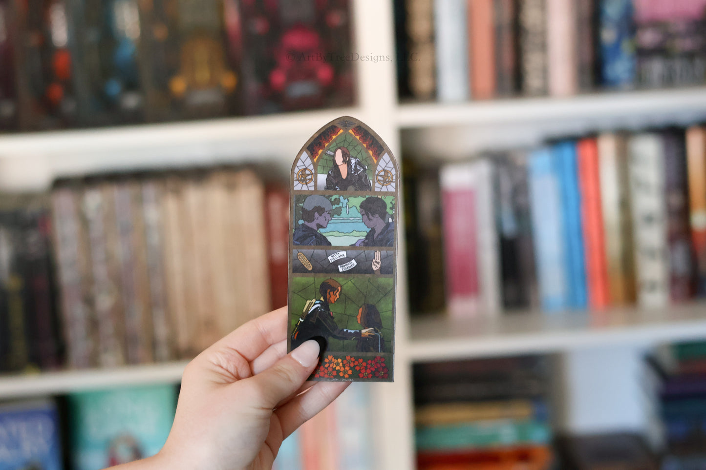 THG Stained Glass Bookmark