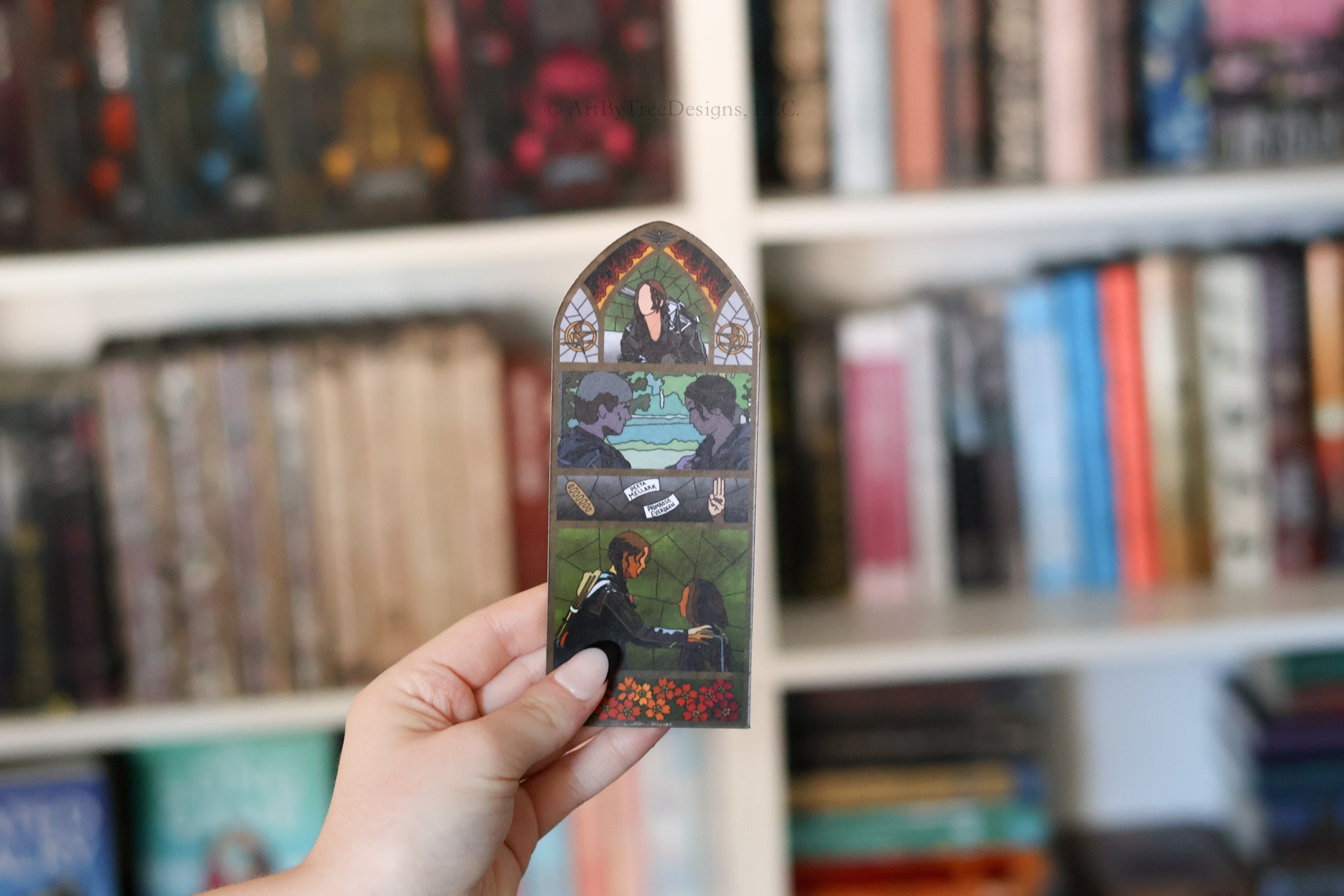 THG Stained Glass Bookmark