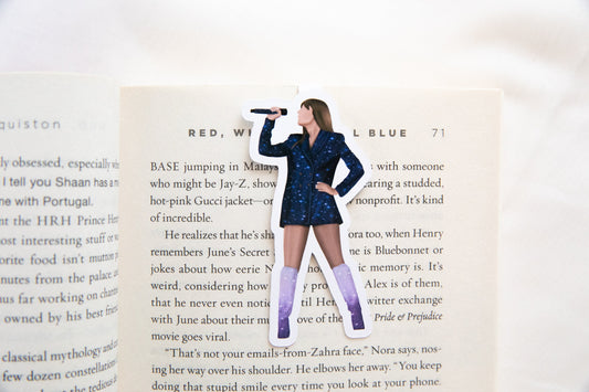 Indigo The Man Jacket Bookmark