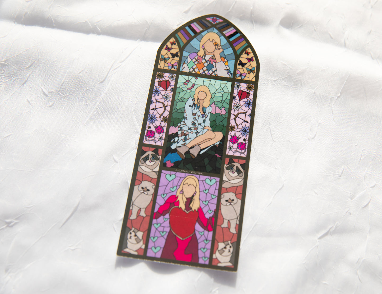 Lover Stained Glass Bookmark