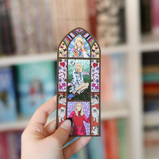 Lover Stained Glass Bookmark