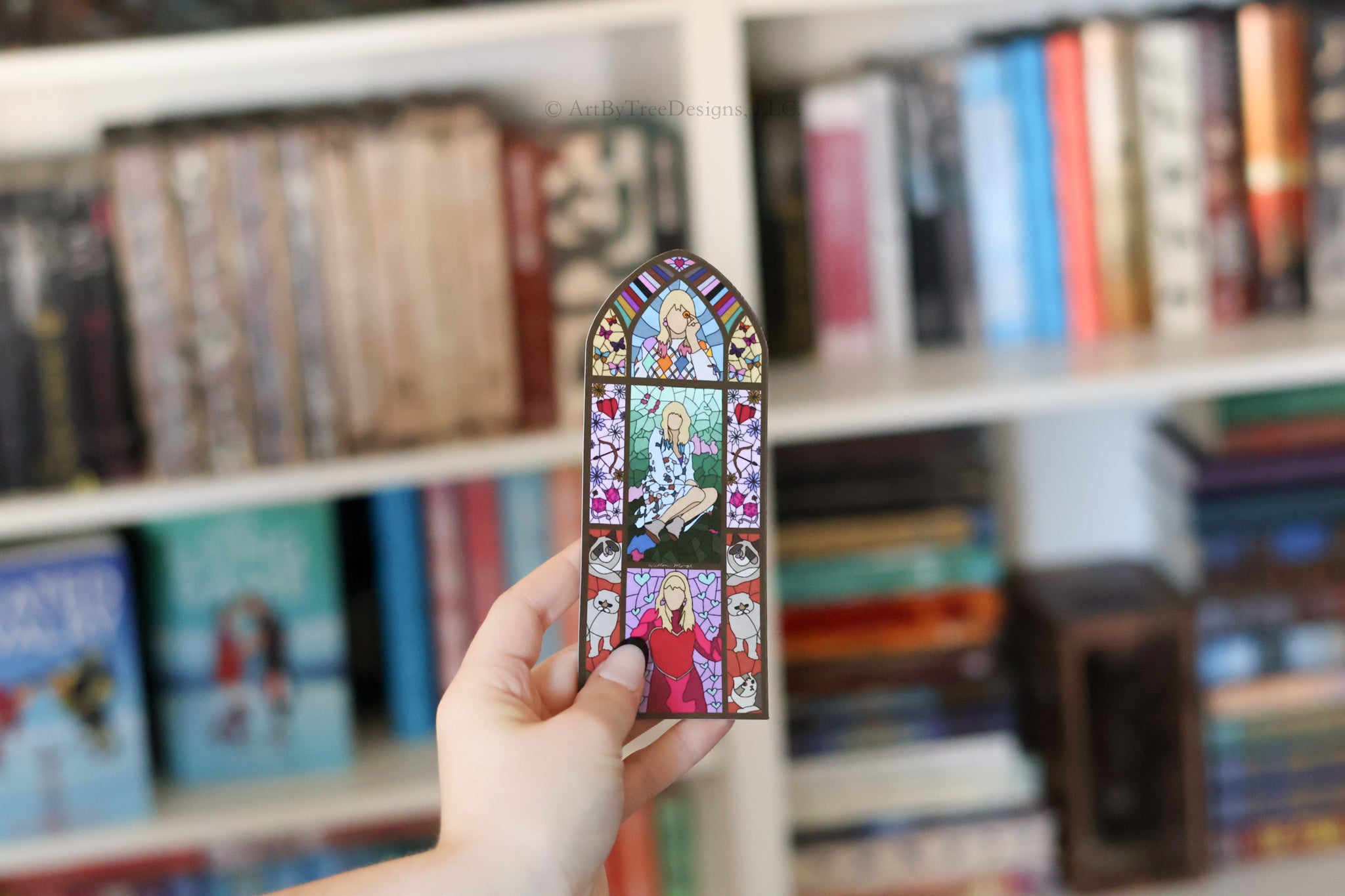 Lover Stained Glass Bookmark