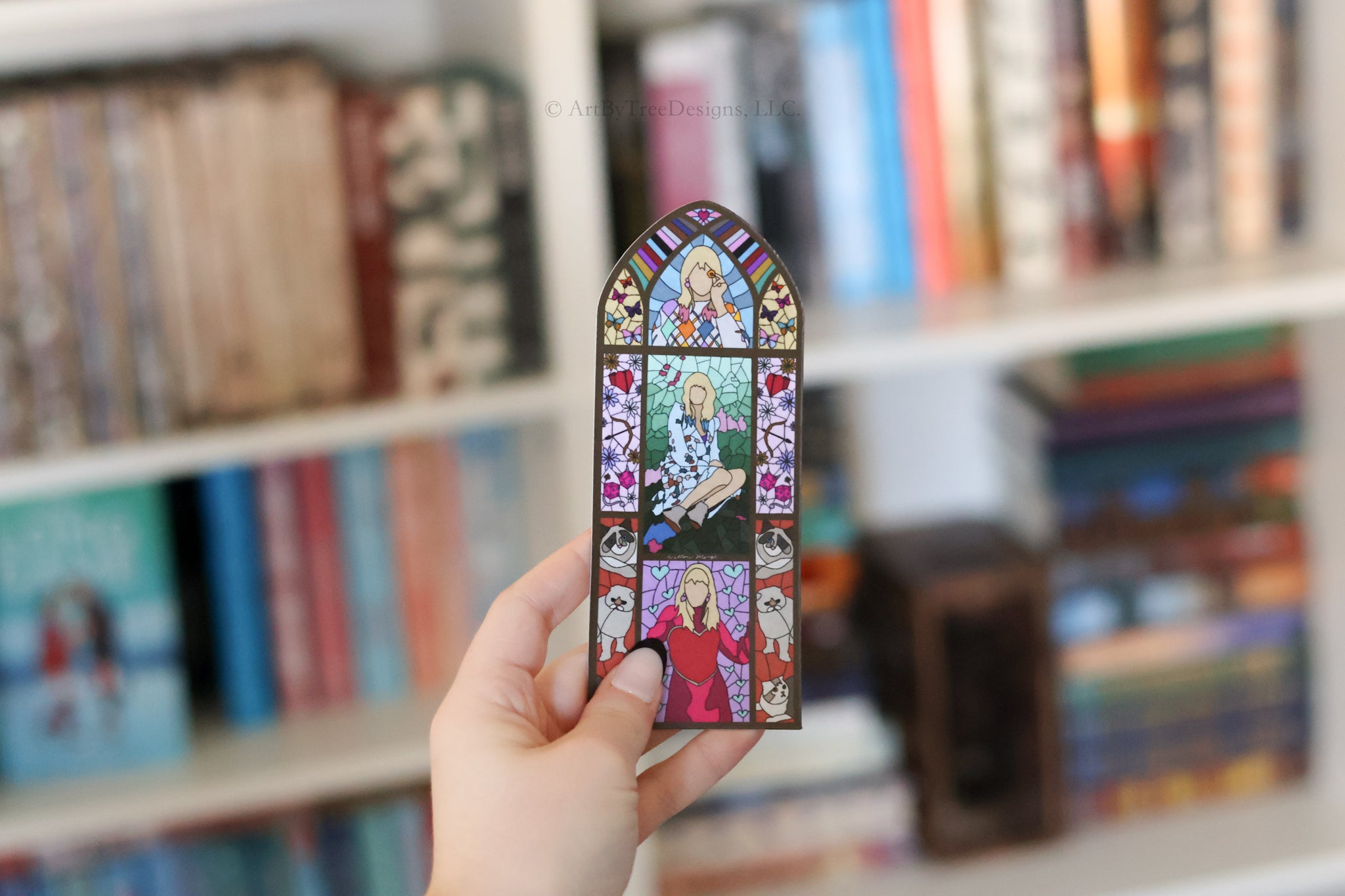 Lover Stained Glass Bookmark