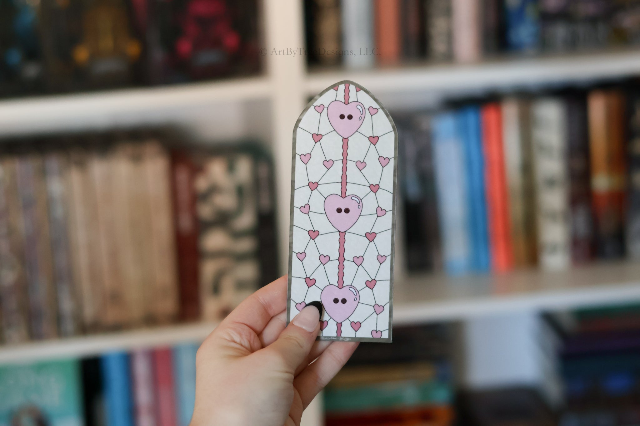 Lover Cardigan Valentine's Day Stained Glass Bookmark