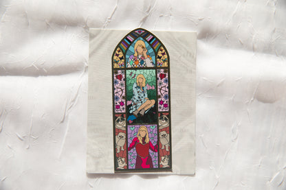 Lover Stained Glass Fridge Magnet