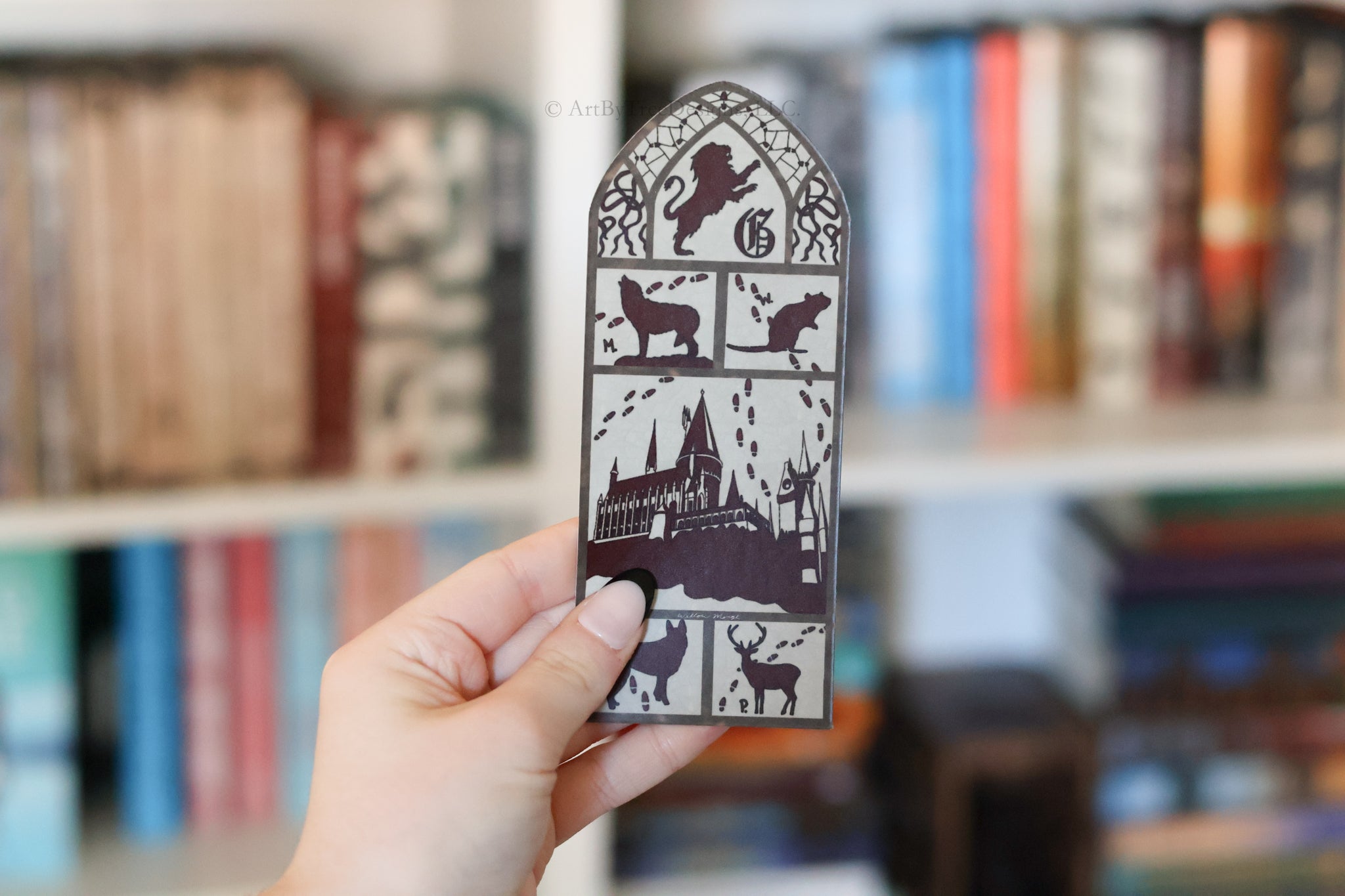 Marauders Stained Glass Bookmark