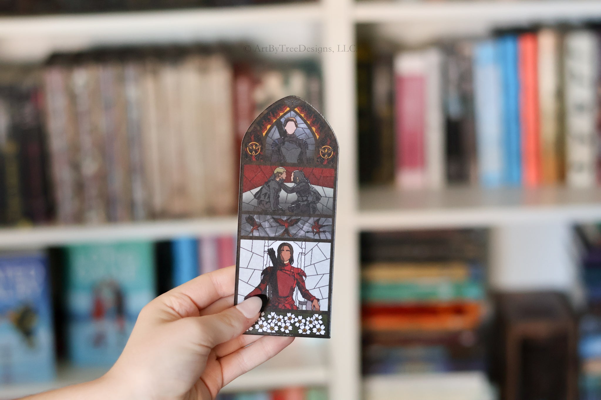 Mockingjay Stained Glass Bookmark