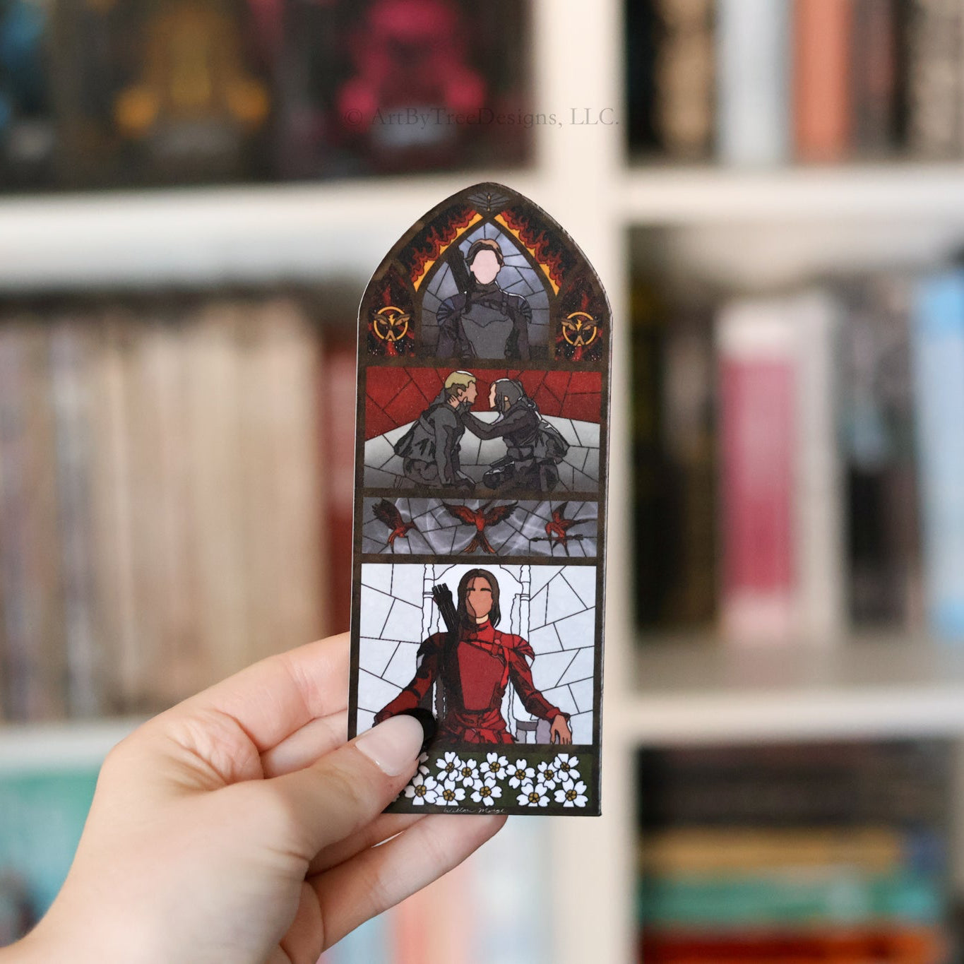Mockingjay Stained Glass Bookmark