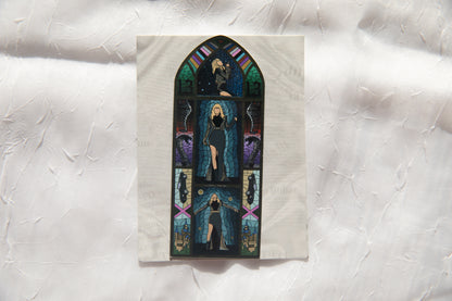 Reputation Stained Glass Fridge Magnet