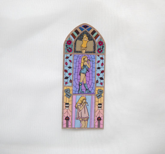 Short n Sweet Stained Glass Sticker