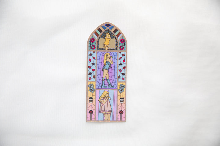 Short n Sweet Stained Glass Sticker