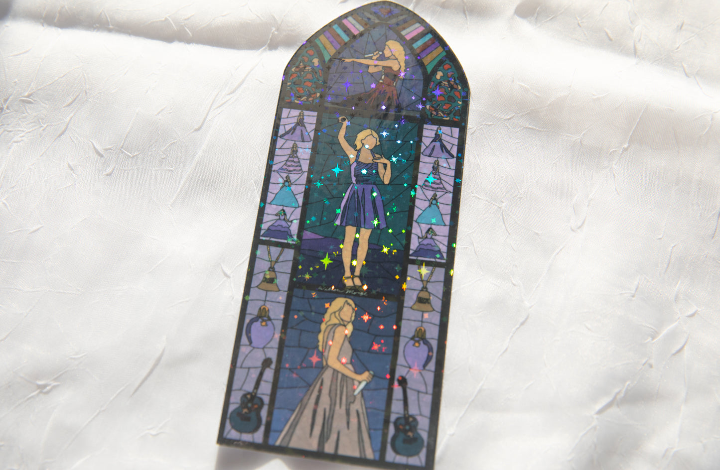 Speak Now Stained Glass Bookmark