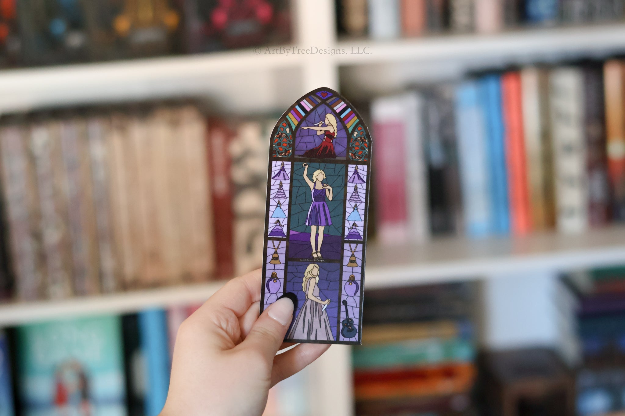 Speak Now Stained Glass Bookmark