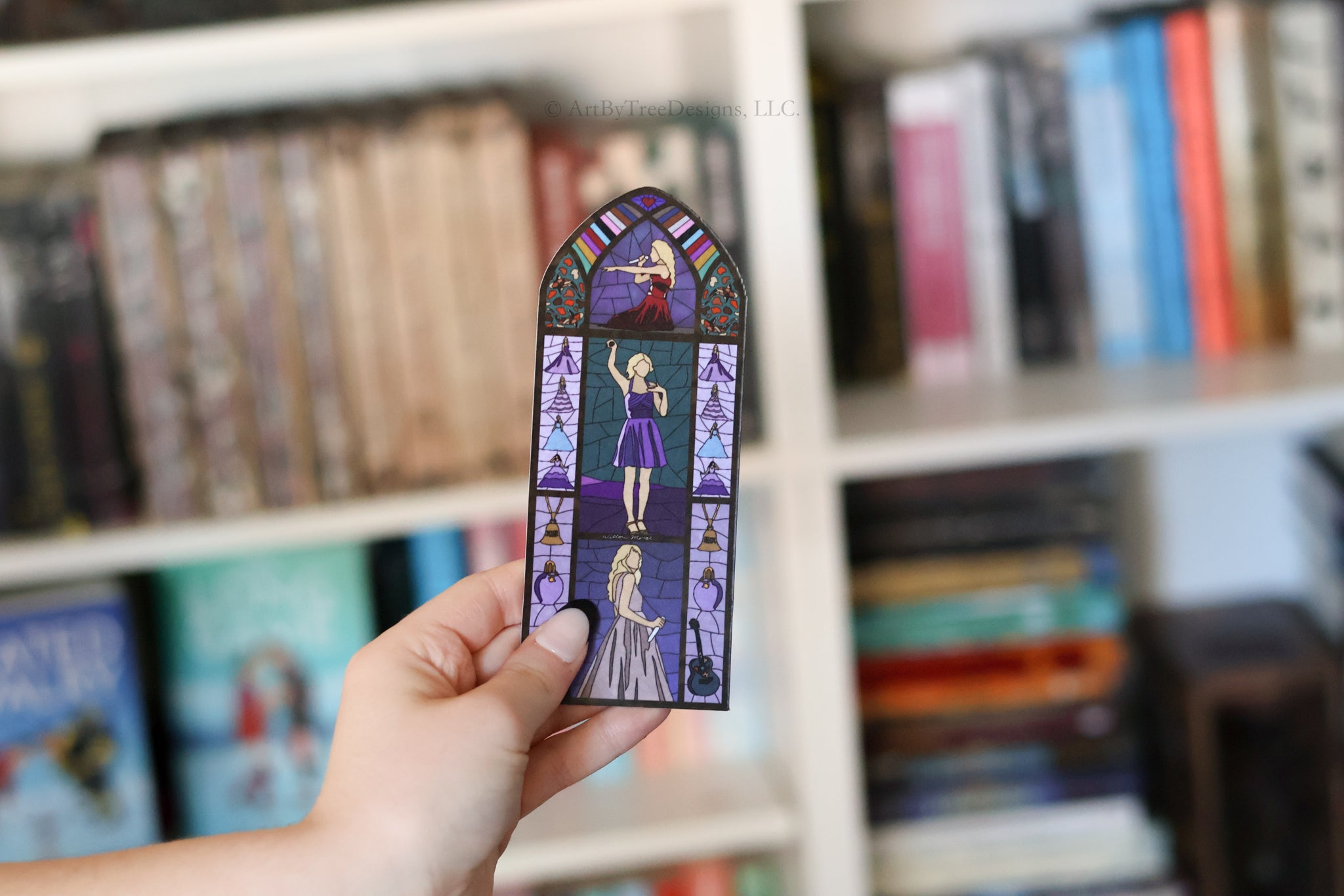 Speak Now Stained Glass Bookmark