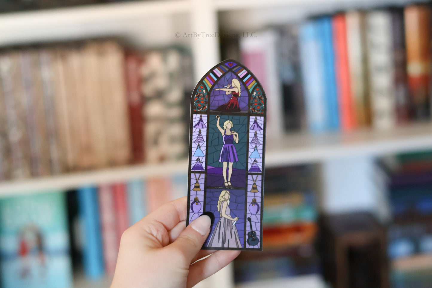 Speak Now Stained Glass Bookmark
