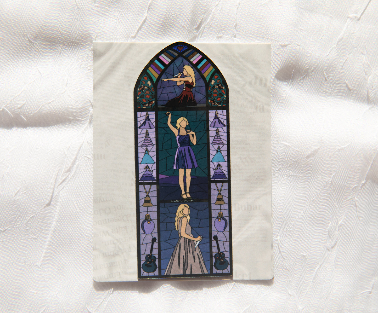 Speak Now Stained Glass Fridge Magnet