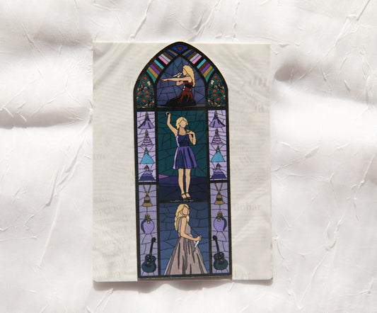 Speak Now Stained Glass Fridge Magnet