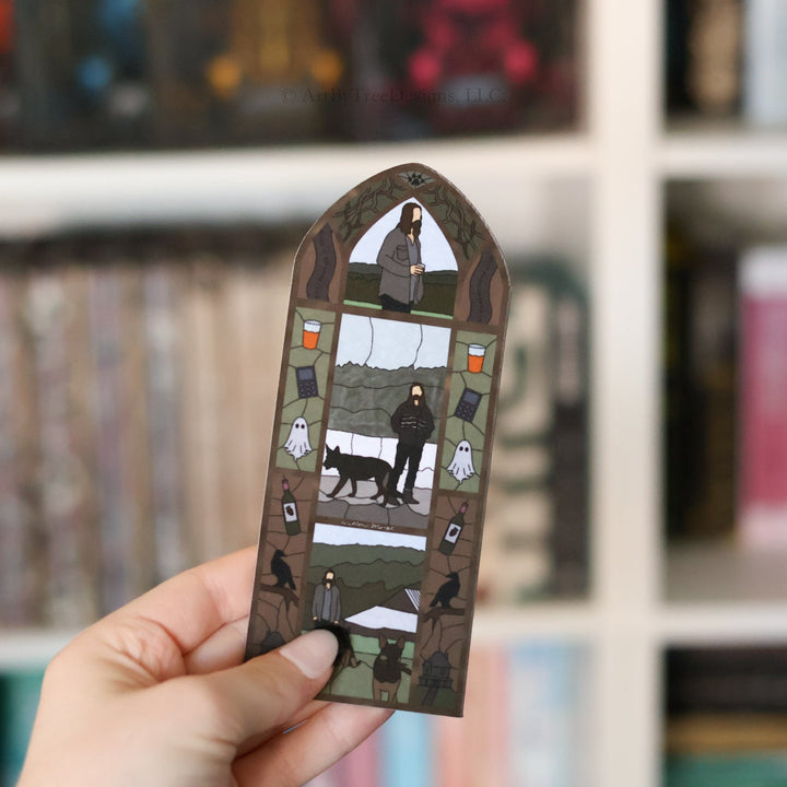 Stick Season Stained Glass Bookmark