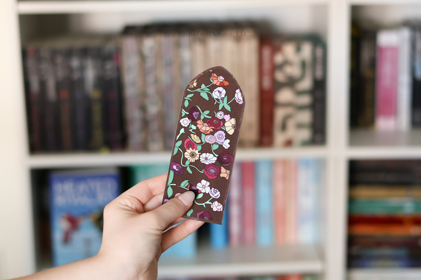 Surprise Song Piano Pattern Stained Glass Bookmark