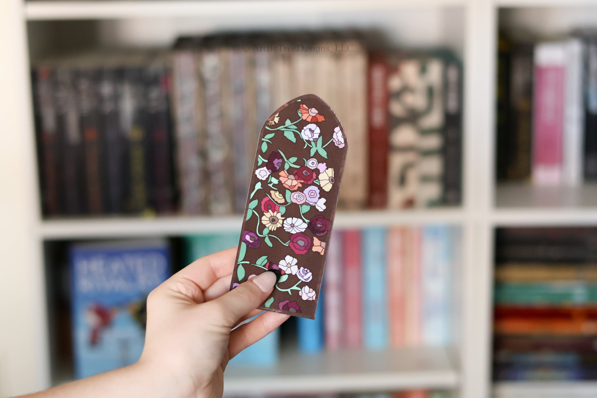Surprise Song Piano Pattern Stained Glass Bookmark