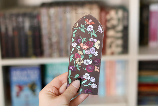 Surprise Song Piano Pattern Stained Glass Bookmark