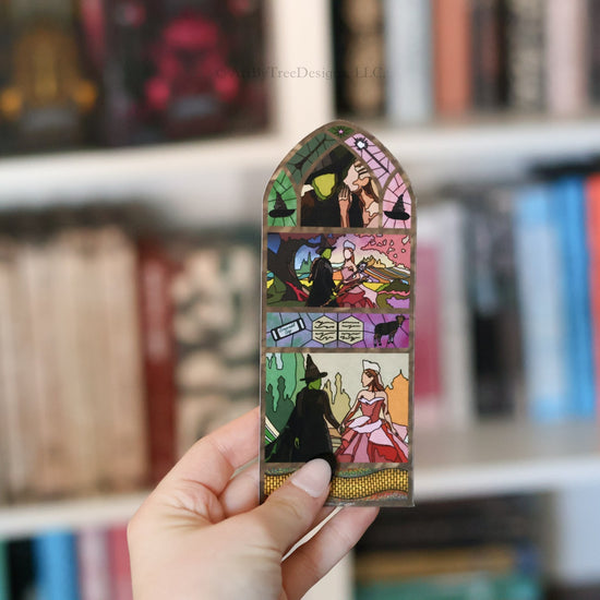 Wicked Stained Glass Bookmark
