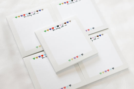 You Belong With Me Sticky Notes