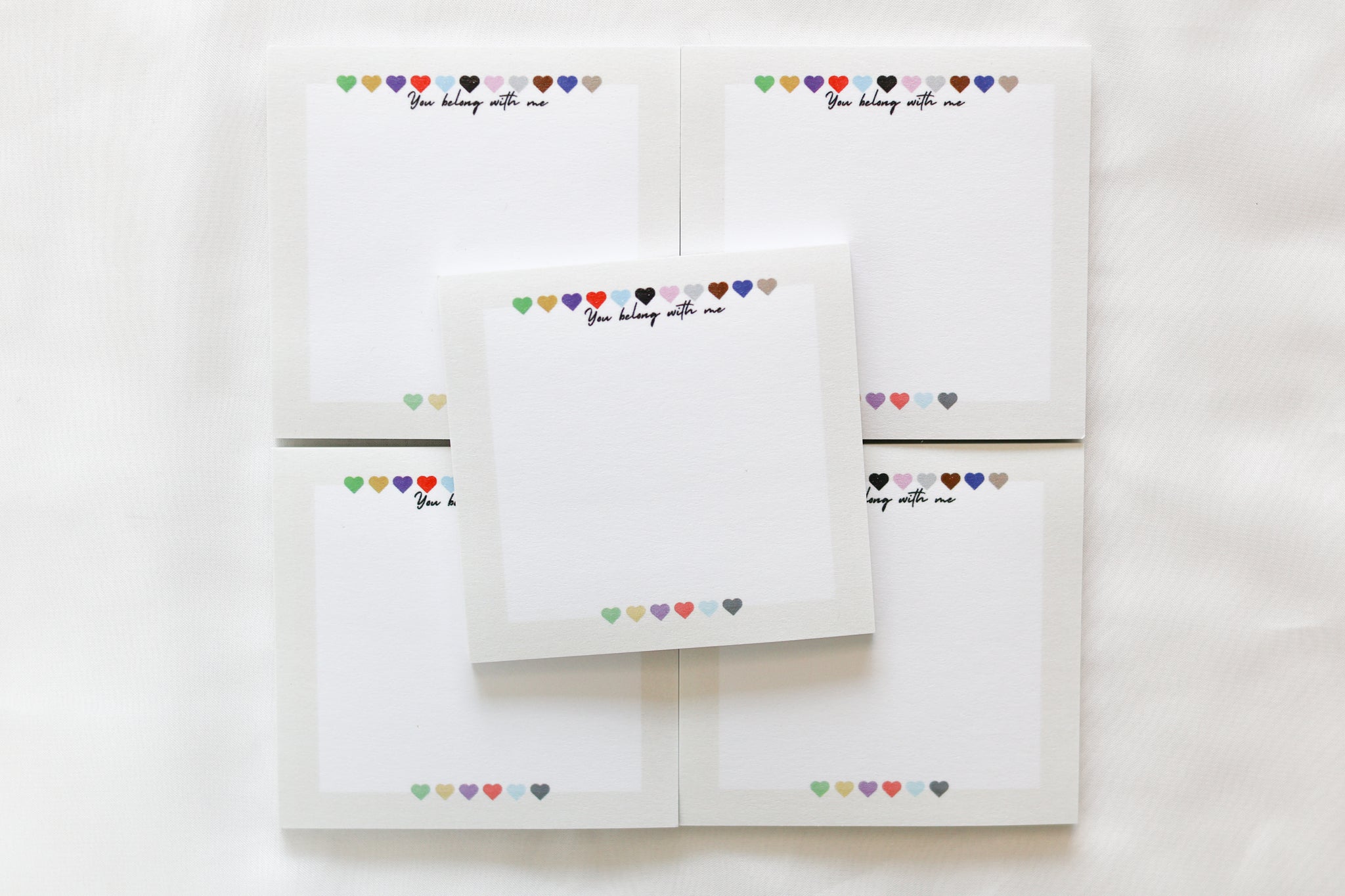 You Belong With Me Sticky Notes