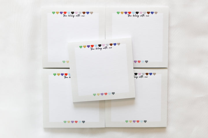 You Belong With Me Sticky Notes