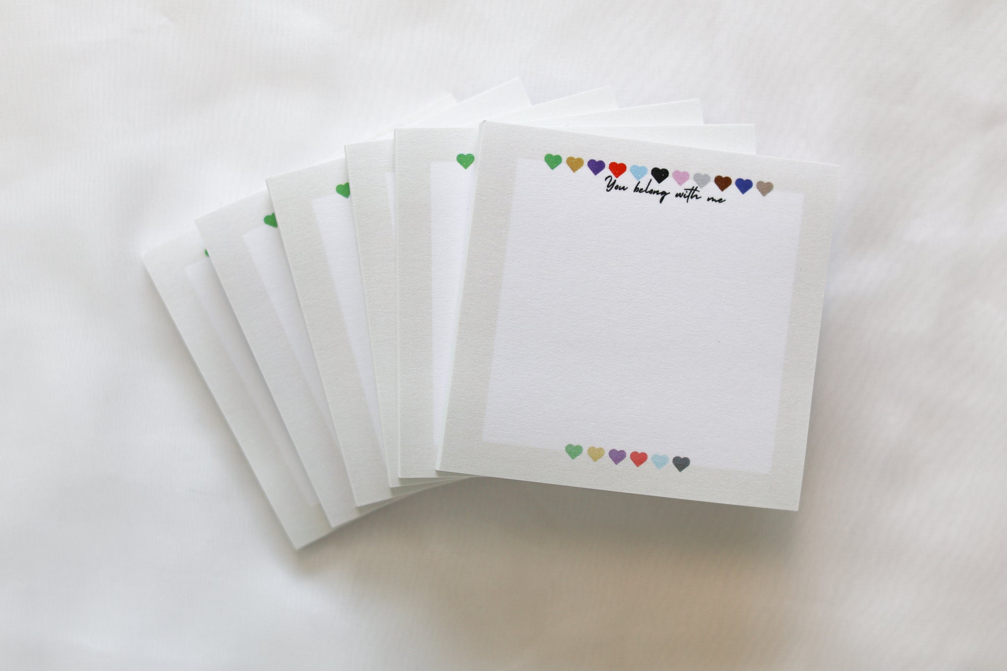 You Belong With Me Sticky Notes